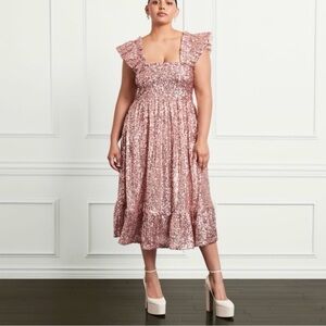 Hill House Collectors Edition Rose Gold Sequin Sz M NWT